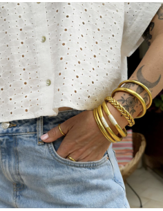 JONC BOUDDHISTE TRESSÉ DORÉ - CHERIE SHERIFF