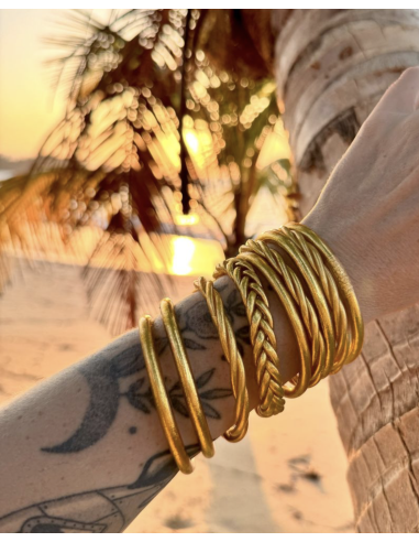 JONC BOUDDHISTE TRESSÉ DORÉ - CHERIE SHERIFF