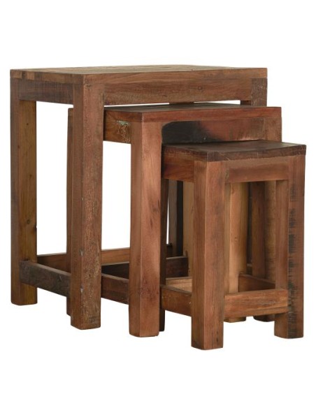 TABOURET CHEVET EN BOIS - IB LAURSEN 