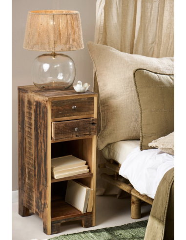 CHEVET EN BOIS 2 TIROIRS - IB LAURSEN 