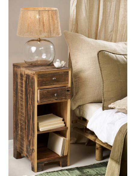 CHEVET EN BOIS 2 TIROIRS - IB LAURSEN 