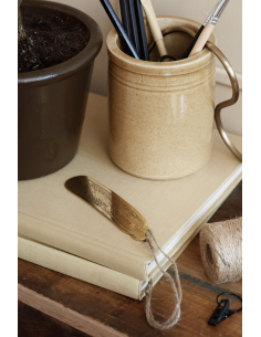 MARQUE-PAGE EN LAITON GAUFRÉ- IB LAURSEN