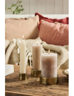 SUPPORT BOUGIE TIZNIT EN ALUMINIUM - IBLAURSEN