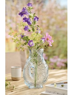 VASE EN VERRE FORME POISSON - IB LAURSEN 