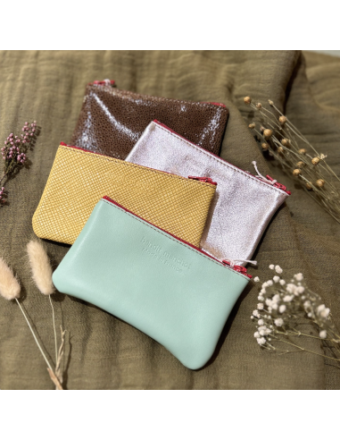 TROUSSE ZIPPEE EN CUIR -TAILLE S - BANDIT MANCHOT