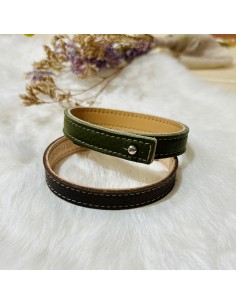 BRACELET HOMME EN CUIR - BANDIT MANCHOT