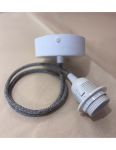 KIT SUSPENSION SIMPLE TISSE ROSACE EN PLASTIQUE  2