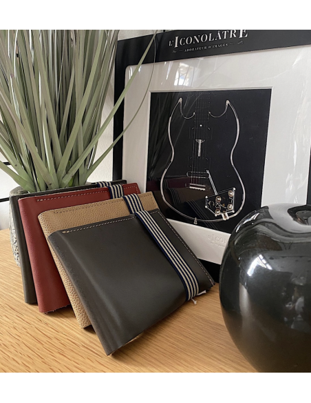 PORTEFEUILLE EN CUIR HOMME AVEC POCHE  ZIPPEE - BANDIT MANCHOT 