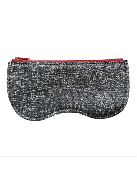 ETUI A LUNETTES ZIPPE EN CUIR - BANDIT MANCHOT 