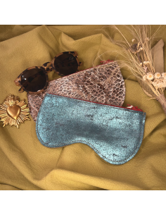 ETUI A LUNETTES XL EN CUIR - BANDIT MANCHOT 