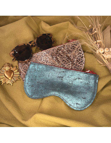 ETUI A LUNETTES XL EN CUIR - BANDIT MANCHOT 