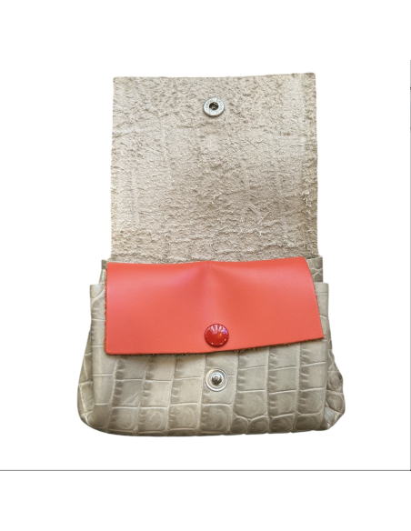 PORTE MONNAIE EN CUIR - BANDIT MANCHOT