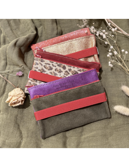 DOUBLE TROUSSE EN CUIR - MOYEN MODELE - BANDIT MANCHOT