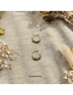 CREOLES PIERRES SEMI PRECIEUSES - LES FILLES DE COEUR  2