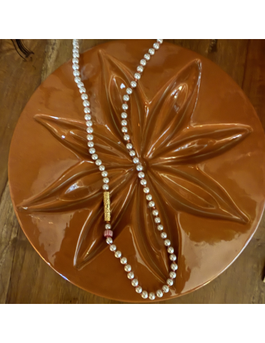 COLLIER PERLES NACREES - LES FILLES DE COEUR 