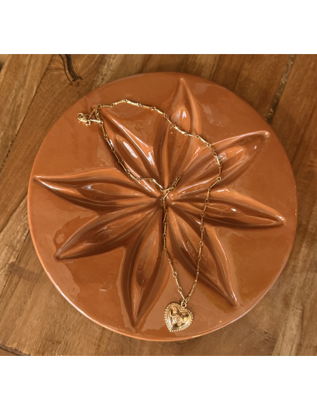 COLLIER CHAINE COEUR - LES FILLES DE COEUR