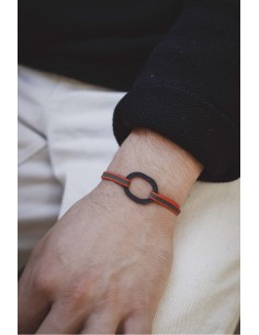 BRACELET BASTILLE CHARBON MONTAIGNE - LE SOU FRANÇAIS 2