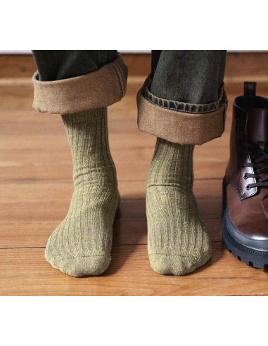 CHAUSSETTES DUST STAR EN SOIE ET LAINE - KLUE
