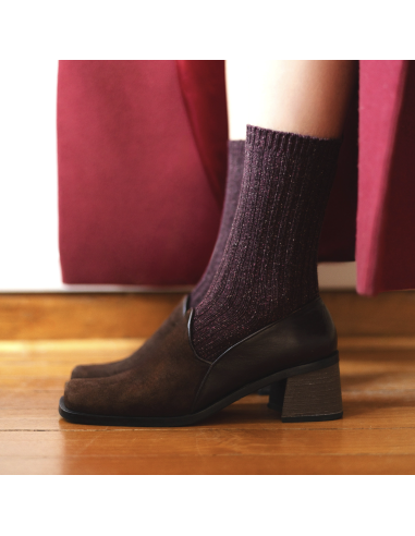 CHAUSSETTES DUST STAR EN SOIE ET LAINE - KLUE