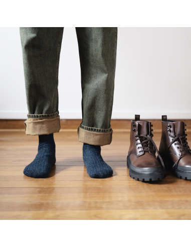 CHAUSSETTES DUST STAR EN SOIE ET LAINE - KLUE