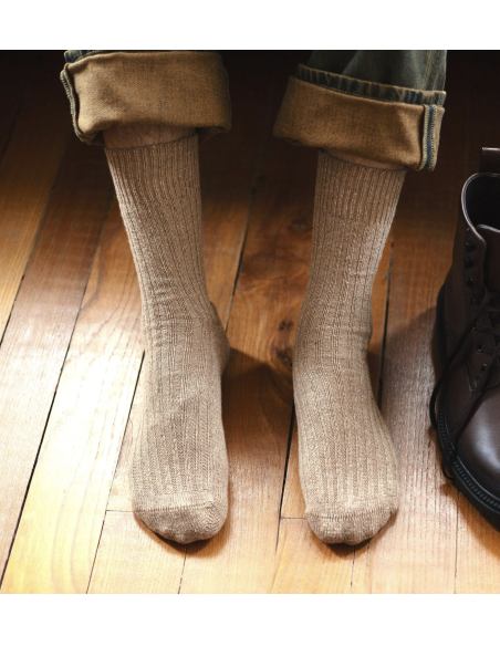 CHAUSSETTES DUST STAR EN SOIE ET LAINE - KLUE