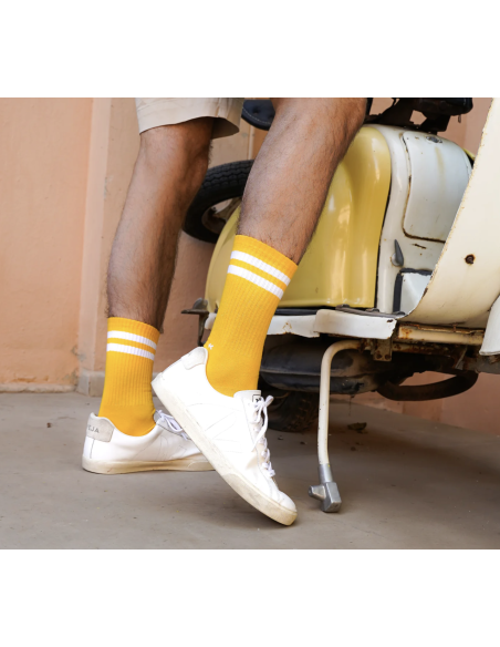 CHAUSSETTES TENNIS EN COTON BIO  - KLUE