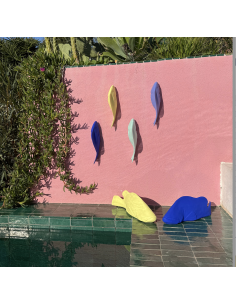 POISSON EN CÉRAMIQUE MARIUS LE MEROU - MONOCHROMIC