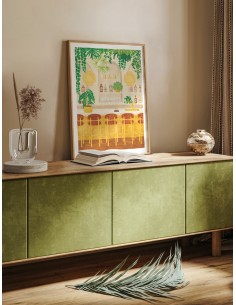 ILLUSTRATION AQUARELLE 50X70 CM - ALL THE WAYS TO SAY 2