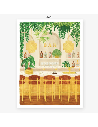 ILLUSTRATION AQUARELLE 50X70 CM - ALL THE WAYS TO SAY