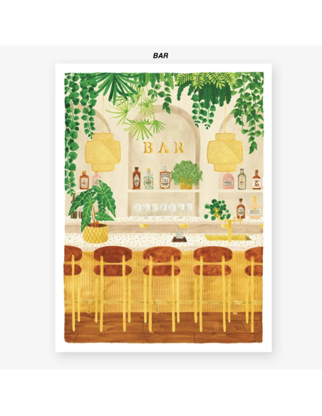 ILLUSTRATION AQUARELLE 50X70 CM - ALL THE WAYS TO SAY