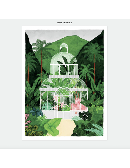 ILLUSTRATION AQUARELLE 50X70 CM - ALL THE WAYS TO SAY