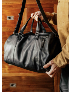 SAC DE VOYAGE EN CUIR GARY - BIBA