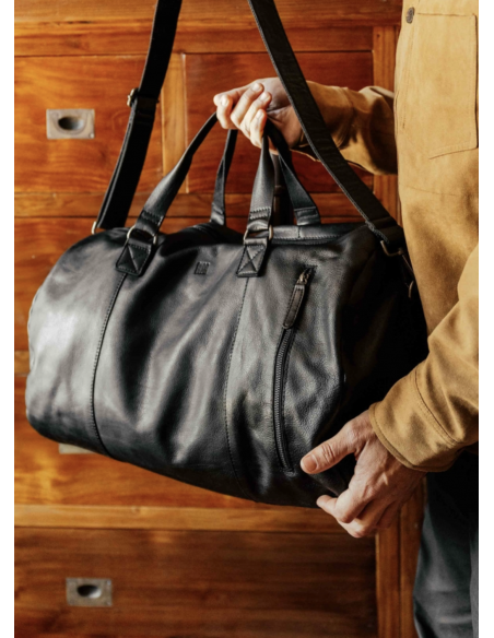 SAC DE VOYAGE EN CUIR GARY - BIBA