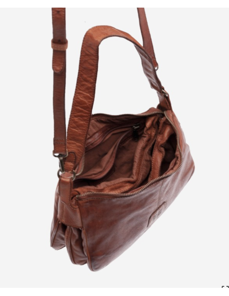 SAC À BANDOULIÈRE EN CUIR BOSTON - BIBA