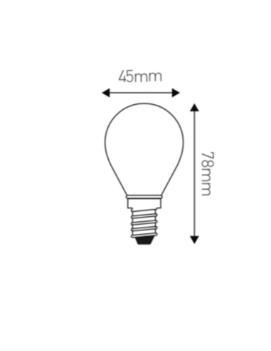 AMPOULE SPHERIQUE LED E14 - LA CASE DE COUSIN PAUL