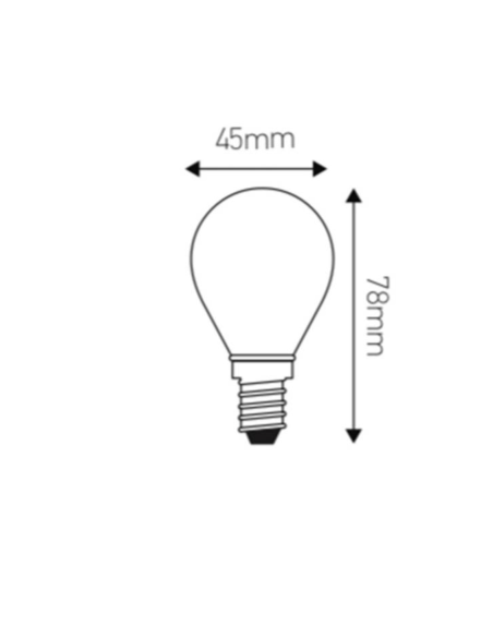 AMPOULE SPHERIQUE LED E14 - LA CASE DE COUSIN PAUL