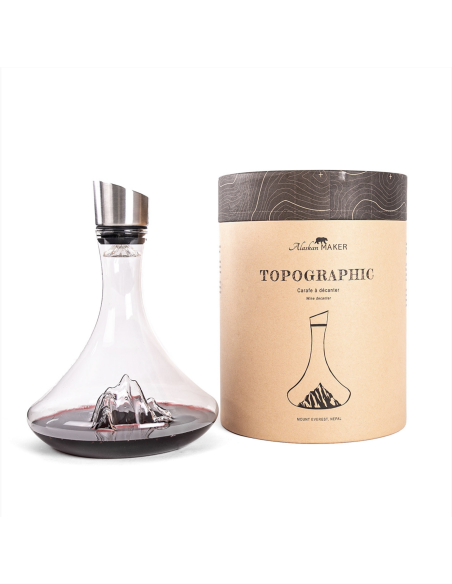 CARAFE A DECANTER TOPOGRAPHIC - ALASKAN MAKER 