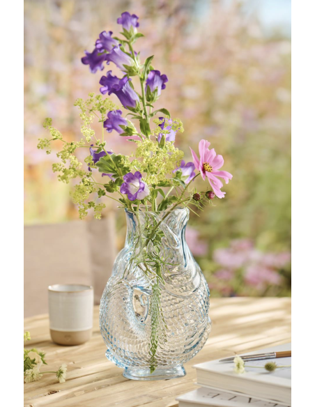 VASE EN VERRE FORME POISSON - IB LAURSEN 