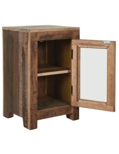 CHEVET EN BOIS PORTE VITREE - IB LAURSEN  2
