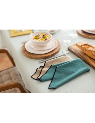 LOT DE 2 SERVIETTES DE TABLE GRACE - VIVARAISE