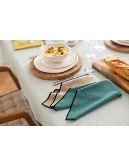 LOT DE 2 SERVIETTES DE TABLE GRACE - VIVARAISE