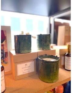 BOUGIE EN TERRE CUITE DE TAMEGROUTE - MINHA MOUBBER 2