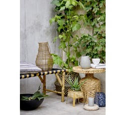 BANC VIDA NOIR EN BAMBOU - BLOOMINGVILLE 