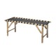 BANC VIDA NOIR EN BAMBOU - BLOOMINGVILLE 