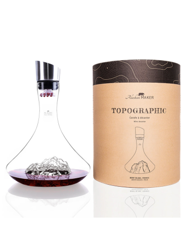 CARAFE A DECANTER TOPOGRAPHIC - ALASKAN MAKER 