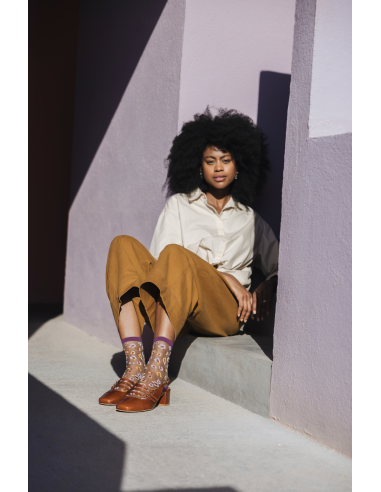 CHAUSSETTES HORSESHOE BEND PRUNE- ATELIER ST EUSTACHE