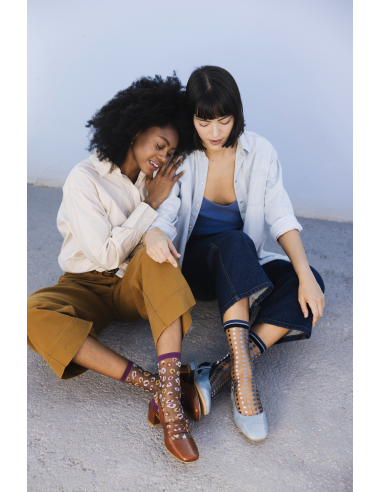 CHAUSSETTES HORSESHOE BEND PRUNE- ATELIER ST EUSTACHE