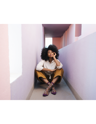 CHAUSSETTES HORSESHOE BEND PRUNE- ATELIER ST EUSTACHE