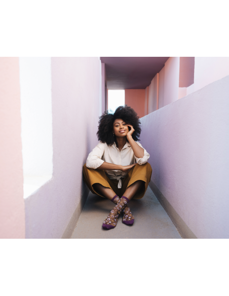 CHAUSSETTES HORSESHOE BEND PRUNE- ATELIER ST EUSTACHE