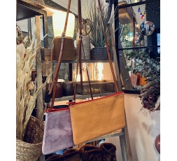 SAC POCHETTE EN CUIR - BANDIT MANCHOT